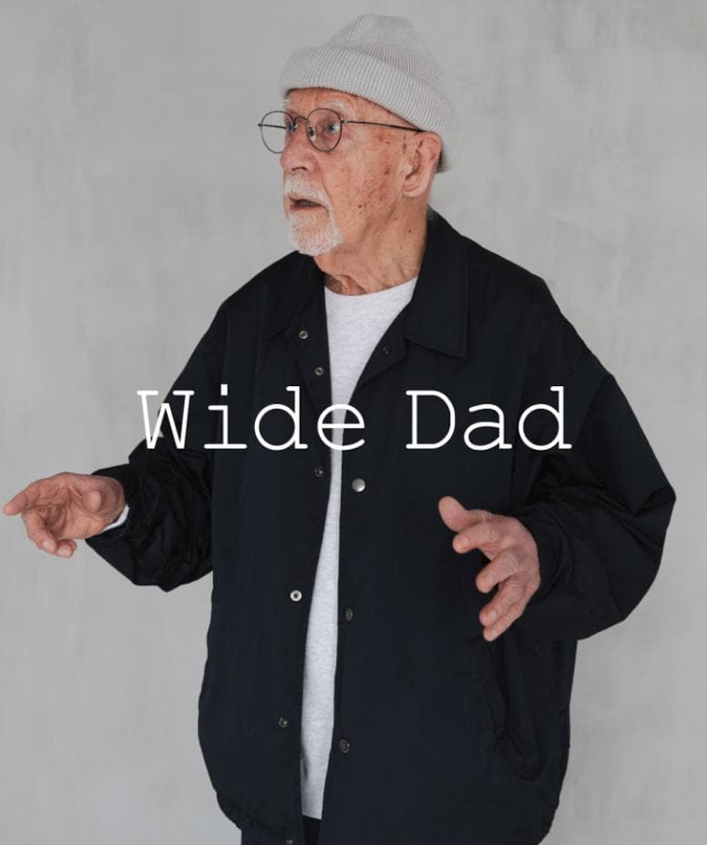 美品 Wide Dad ナイロンコーチジャケット サイズ1