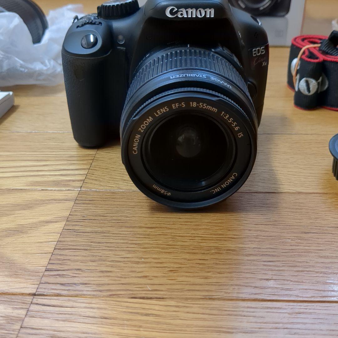 Canon EOS デジタル一眼レフカメラと望遠ズームレンズのセット
