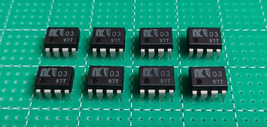 日清紡　MUSES 03　1回路　オペアンプ　8個