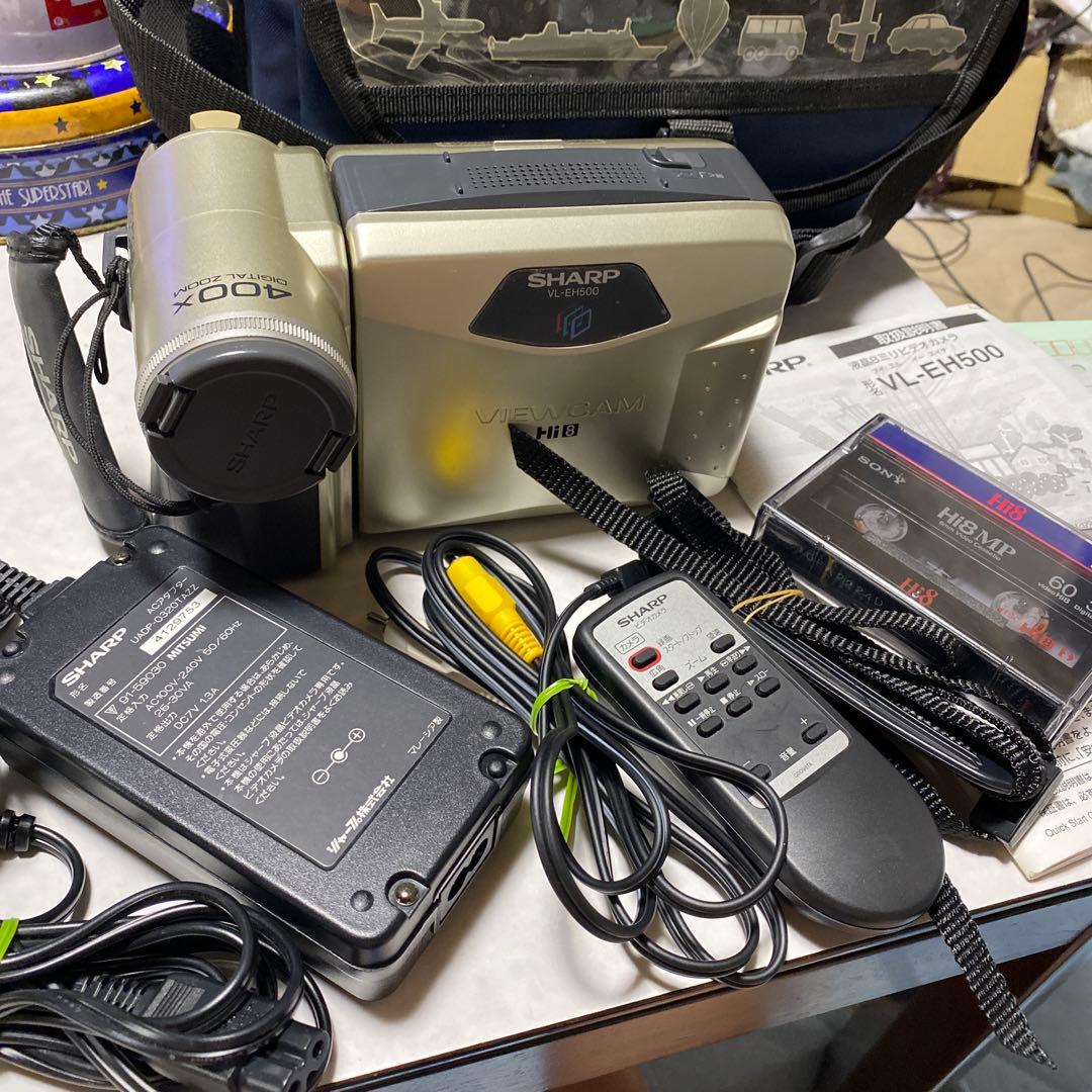 SHARP VideoHi8 ビデオカメラ　VL-EH500 ⑨