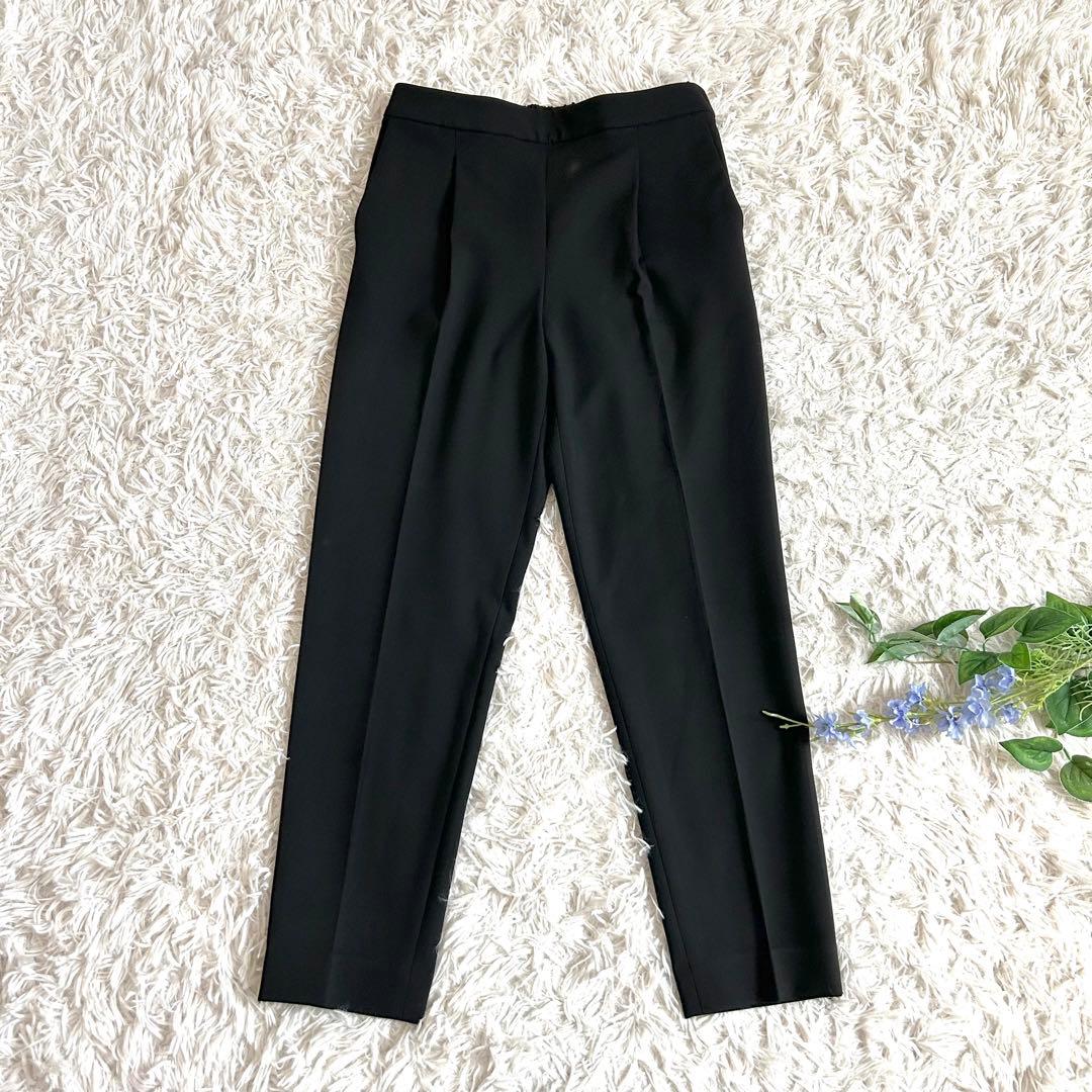 美品⁂グリーンレーベルリラクシング⁂ダブルクロス　パンツセットアップ　洗える　M