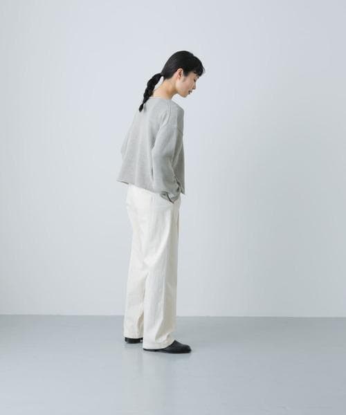 ■新品■かぐれ（kagure） コットンテープヤーンボートネックニット