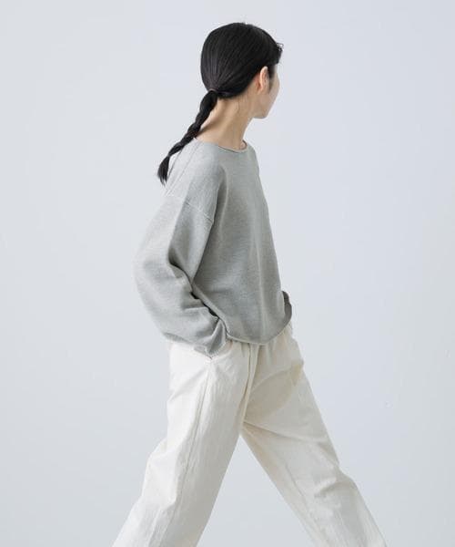 ■新品■かぐれ（kagure） コットンテープヤーンボートネックニット