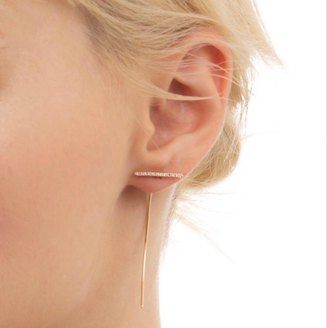 未使用☆Hirotaka ARW×SHT DIA BAR ピアス 片耳 廃盤