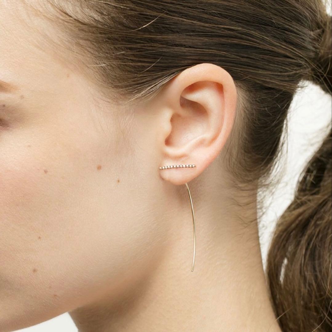 未使用☆Hirotaka ARW×SHT DIA BAR ピアス 片耳 廃盤