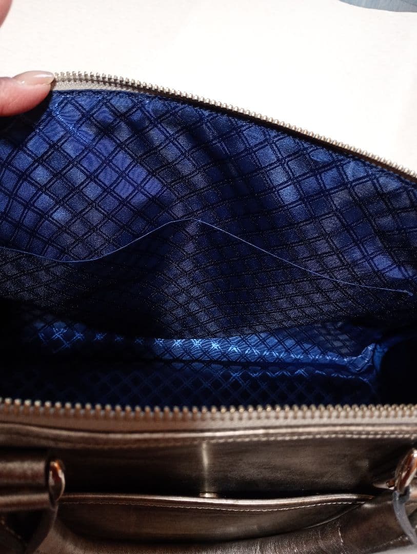 菱屋カレンブロッソバッグ/琳派シルバーシリーズ/いぶし銀