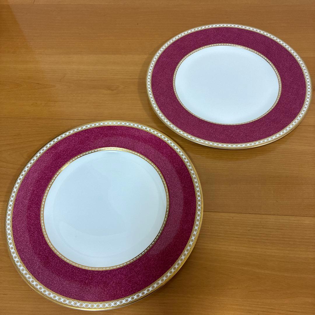 【専用】ウェッジウッド ユーランダー　パウダールビー　プレート 大皿 27cm