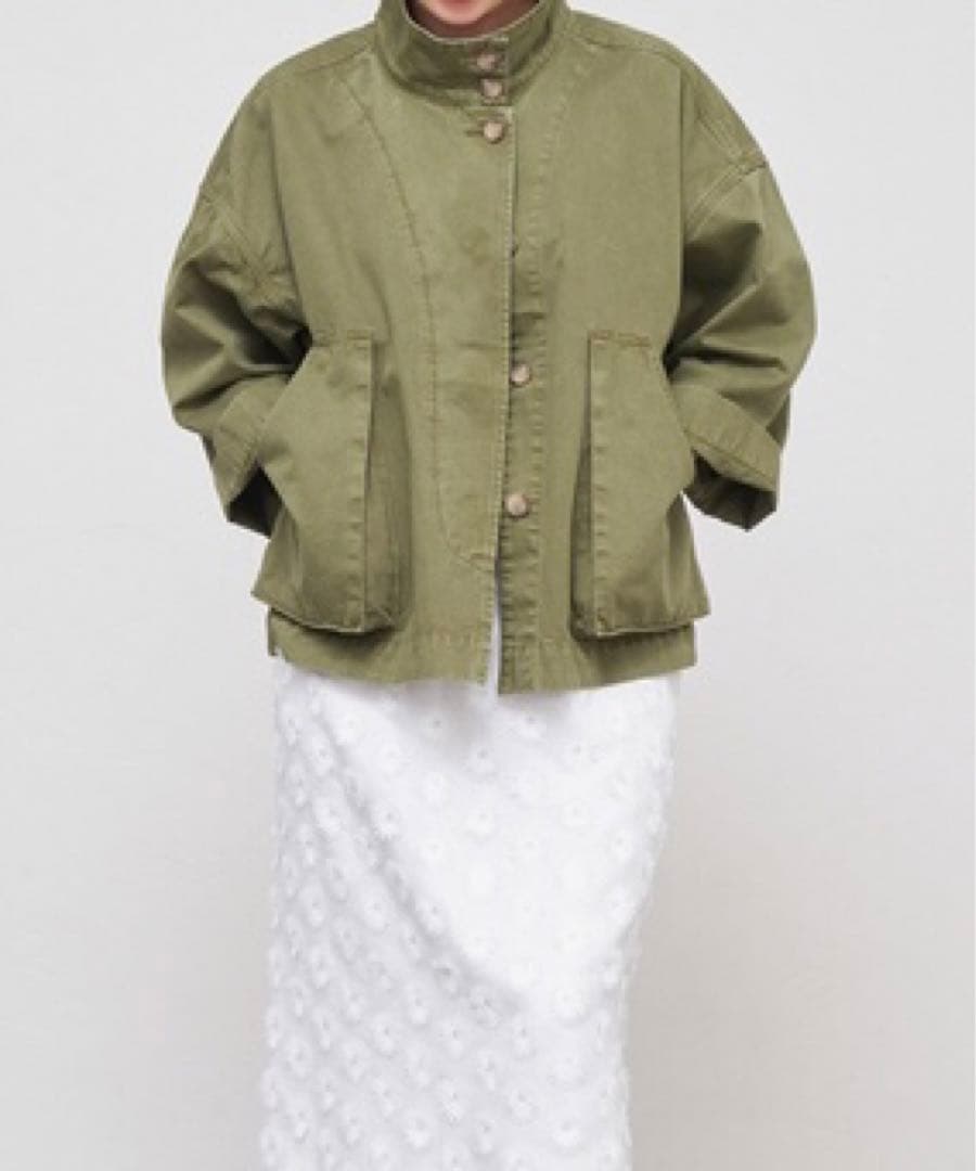 [新品]イエナ　ラーベンスサロナー　キャンバスライトジャケット(カーキ)