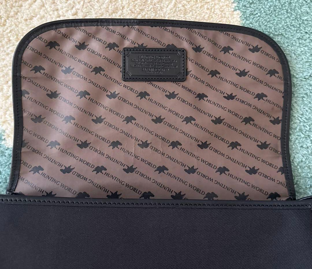 ハンティングワールド メッセンジャーバッグ キャンバス サファリ