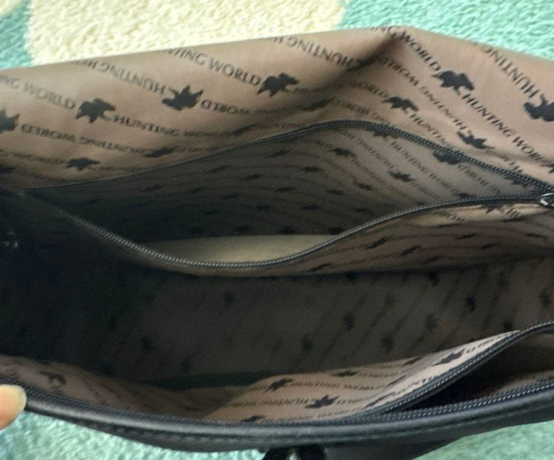 ハンティングワールド メッセンジャーバッグ キャンバス サファリ
