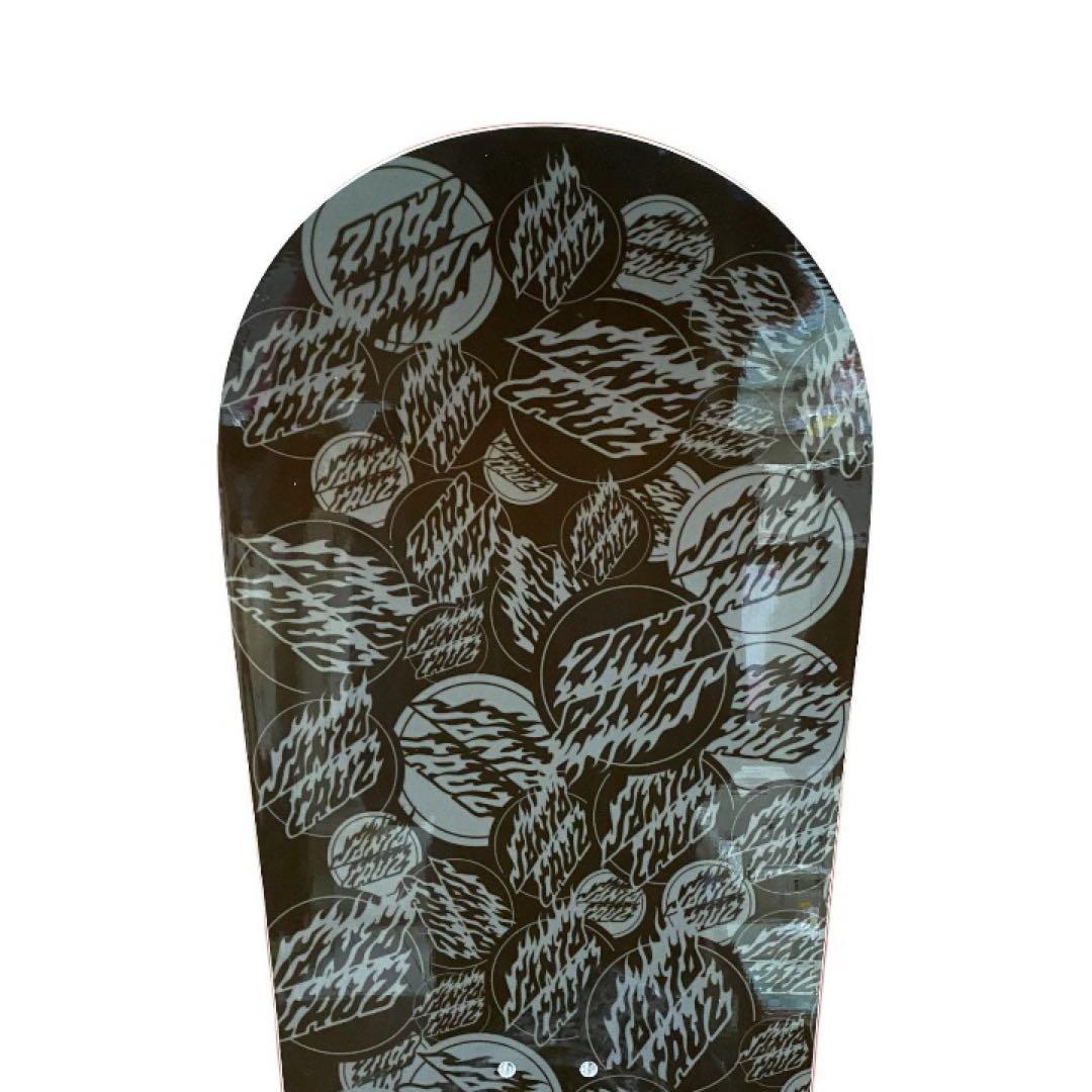 【美品】SANTA CRUZ スノーボード 153cm フレームロゴ