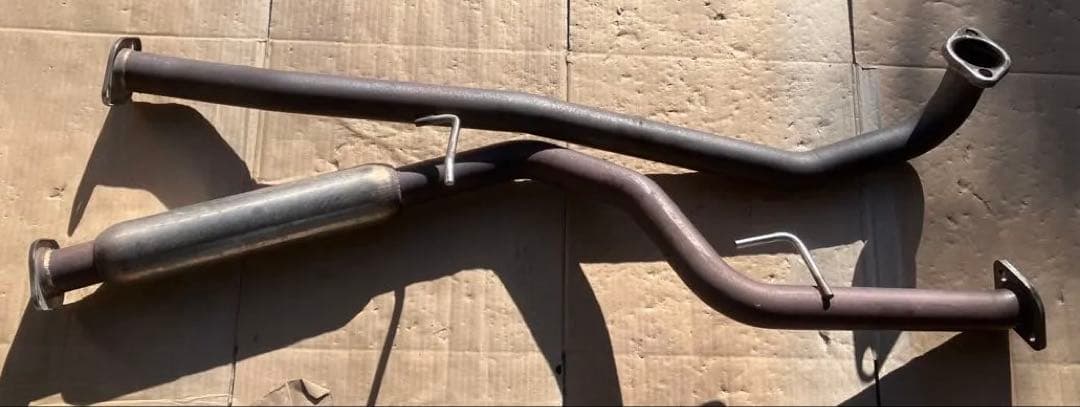 コペン l880k 中間パイプ　ジェイワークスマフラー