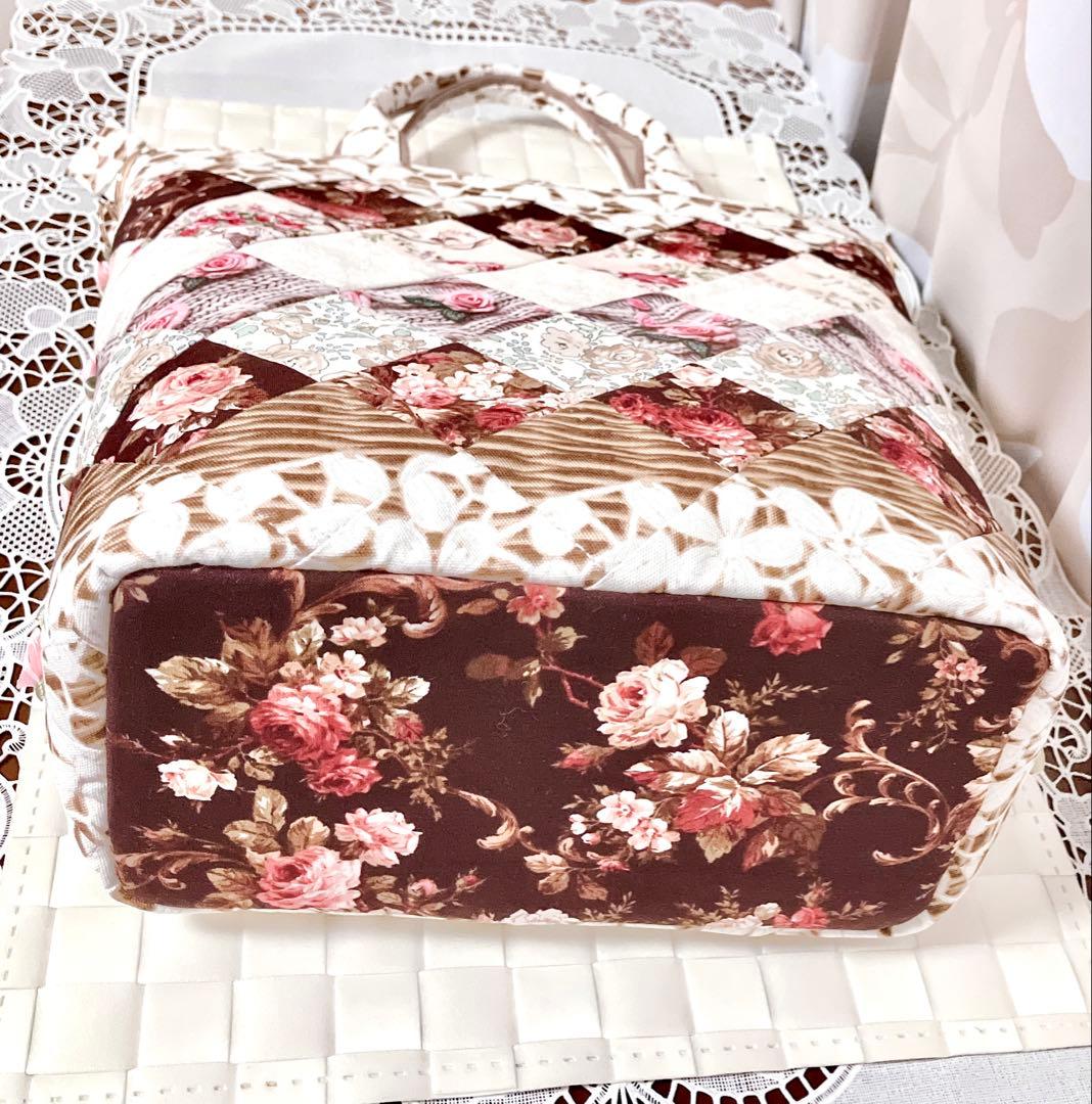 ♡*♡様 薔薇の花かご トートバッグ パッチワーク