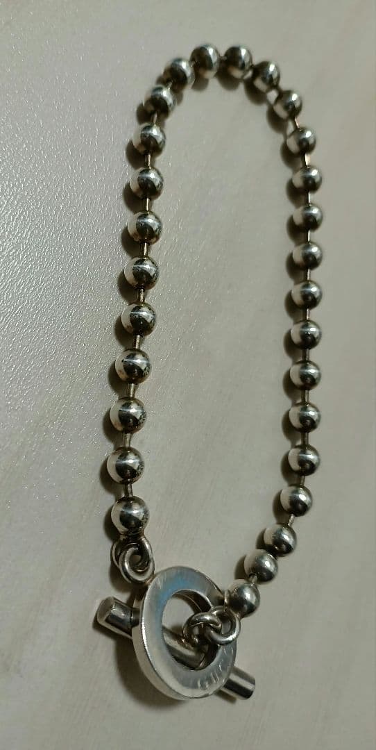 【中古】GUCCI「ポールチェーンブレスレット」シルバー925（22cm）