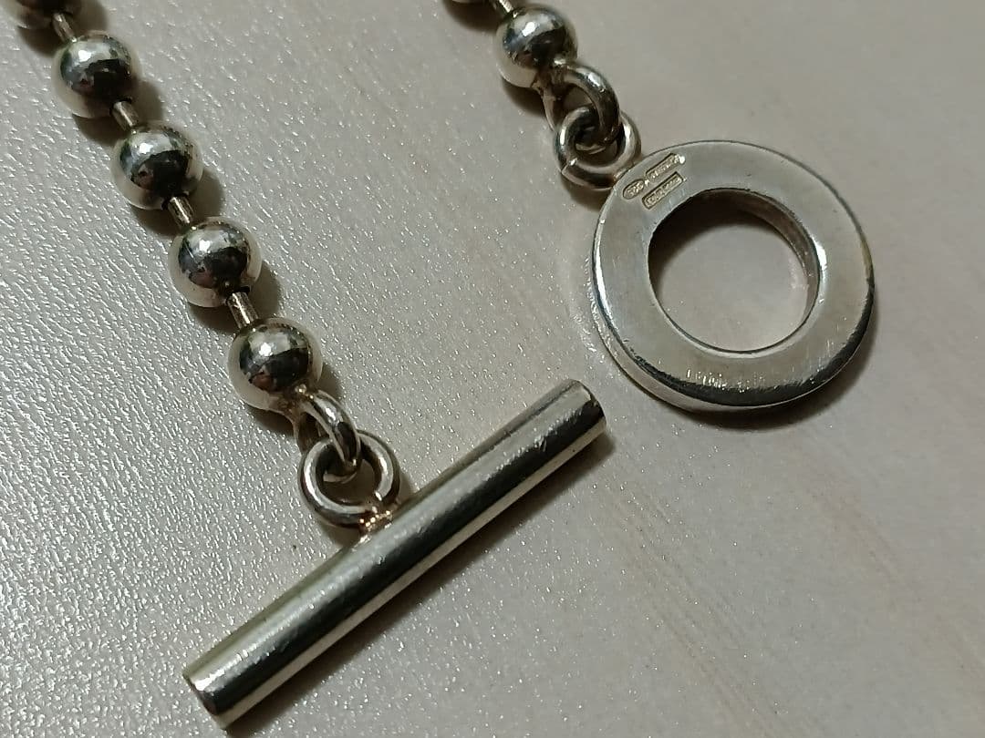 【中古】GUCCI「ポールチェーンブレスレット」シルバー925（22cm）