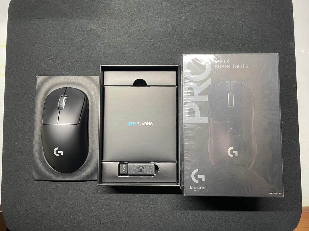 G PRO X SUPERLIGHT 2 ブラック 無線接続△ 付属品完備