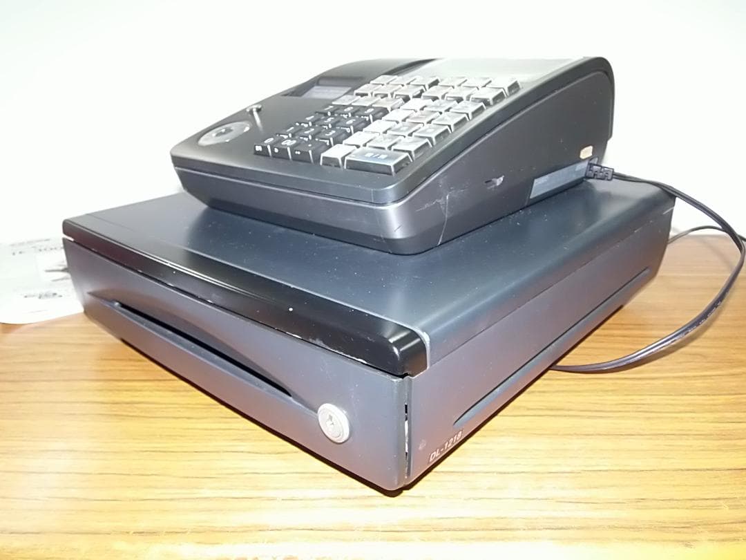 人気の黒323店名設定無料カシオ１０部門TE-300 インボイスレジスター