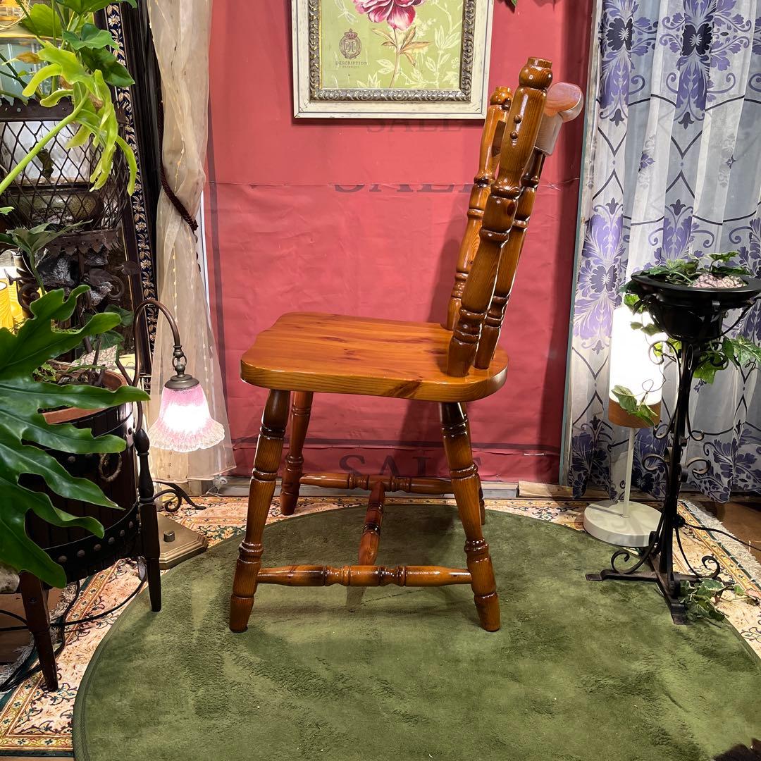 三村 　オールドパイン　80’s ヴィンテージ スピンドルレッグ　チェア
