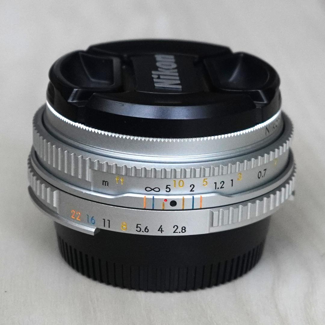 Nikon 45mm f/2.8 Nikkor AI-S MFレンズ シルバー