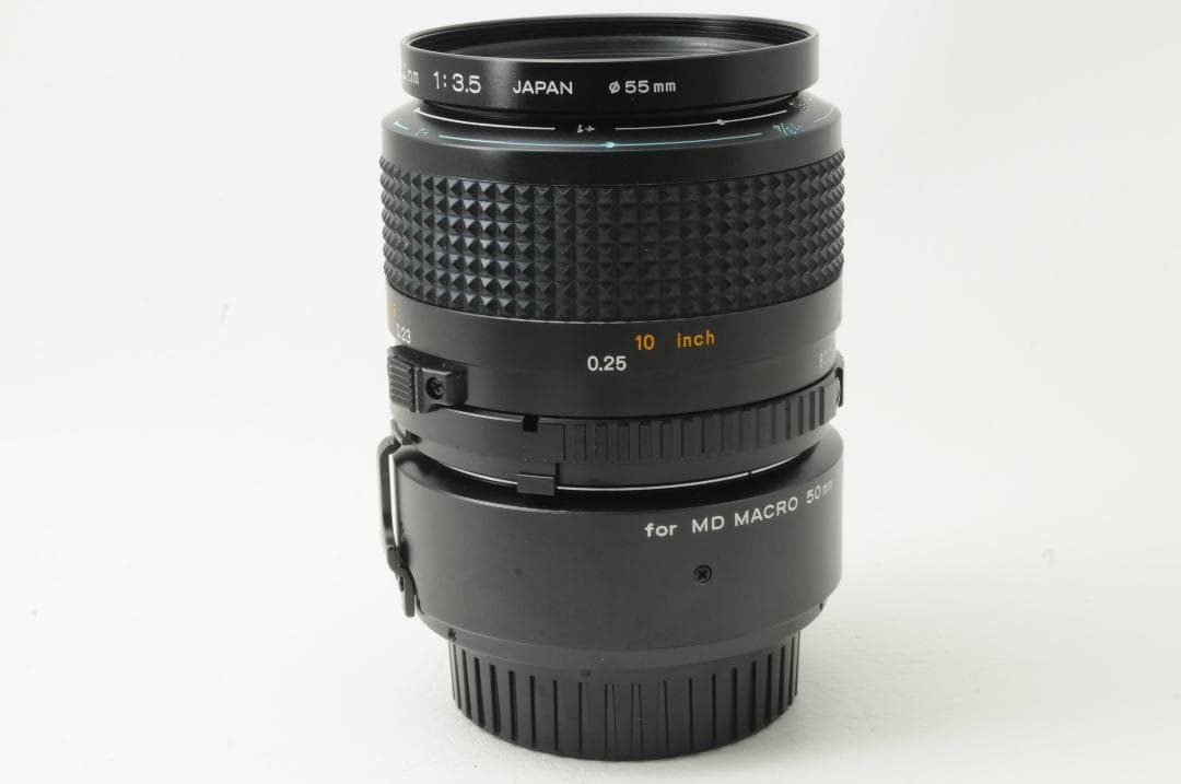 MINOLTA ミノルタ MD MACRO 50mm F3.5 接写リング付き