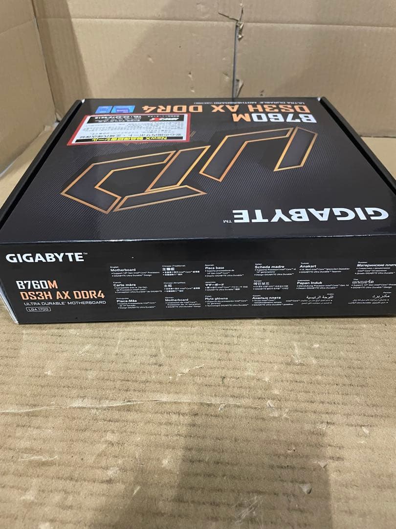 マザーボード MB GBT Intel 1700 B760M DS3H AX DDR4