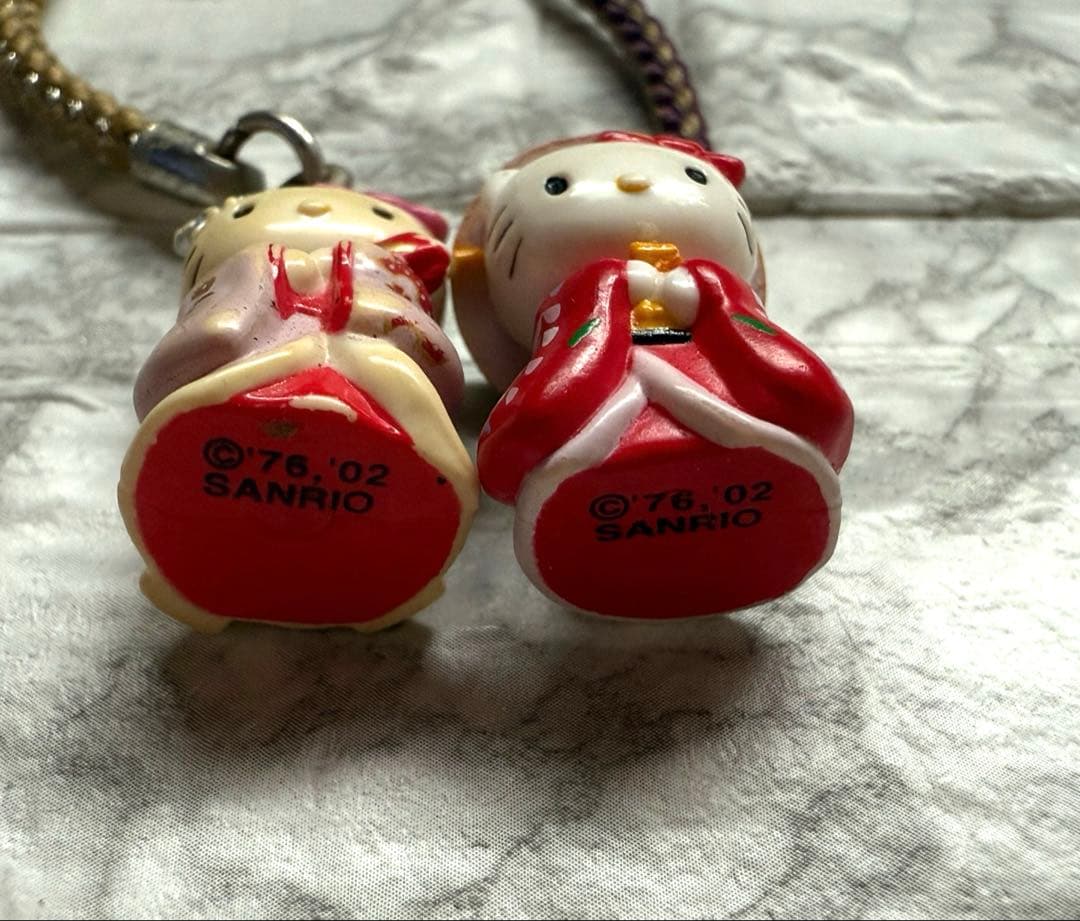 ご当地ストラップ　ハローキティ　銀座カンカン娘　岩手　福島　新潟　その他