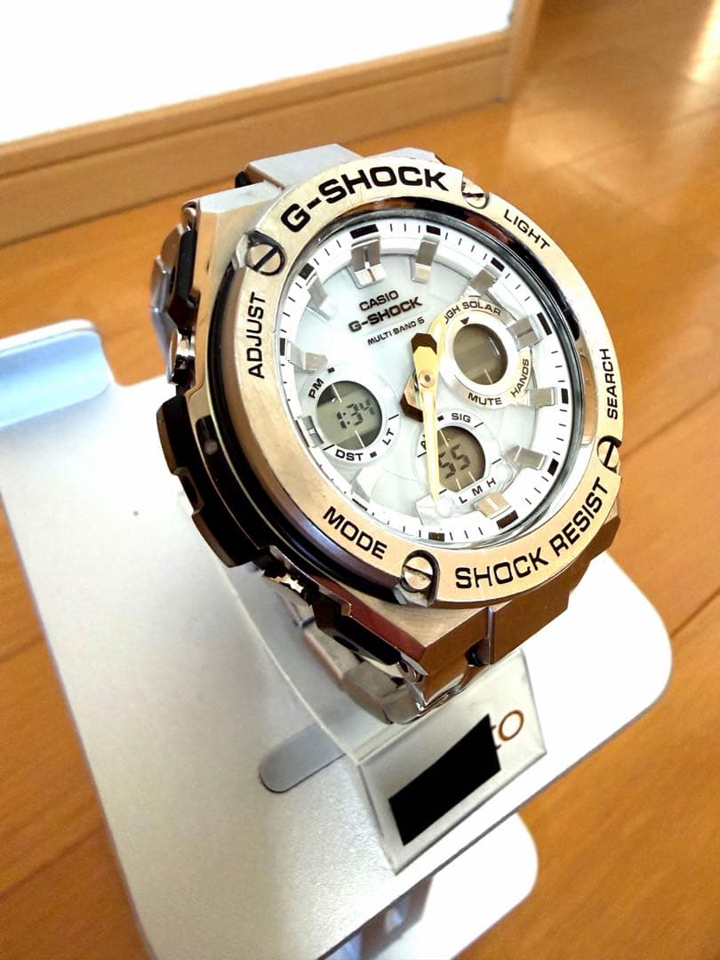 G1634i　G-SHOCK 5444　GST-W110D 白文字盤