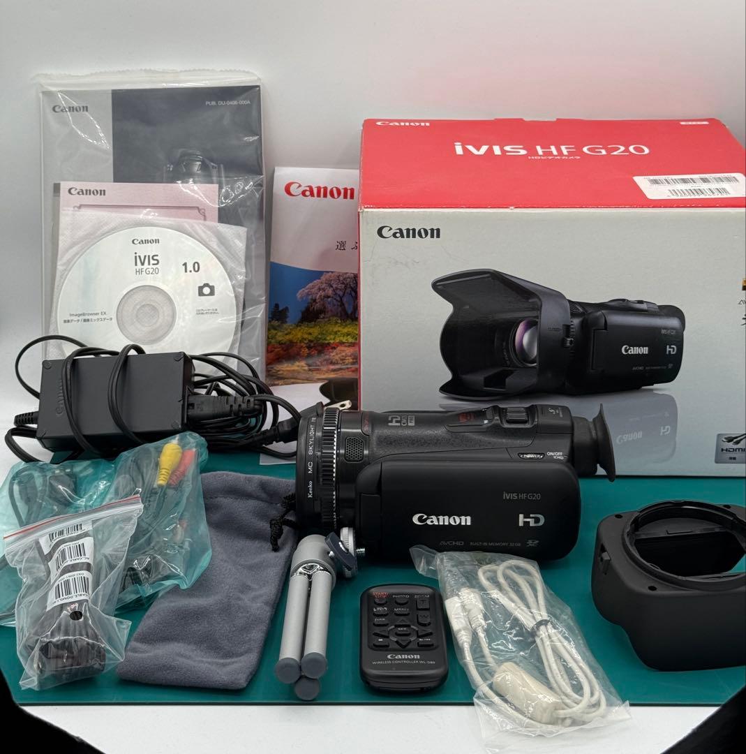 Canon iVIS HFG20 光学10倍ズーム 内蔵32GB ビデオカメラ