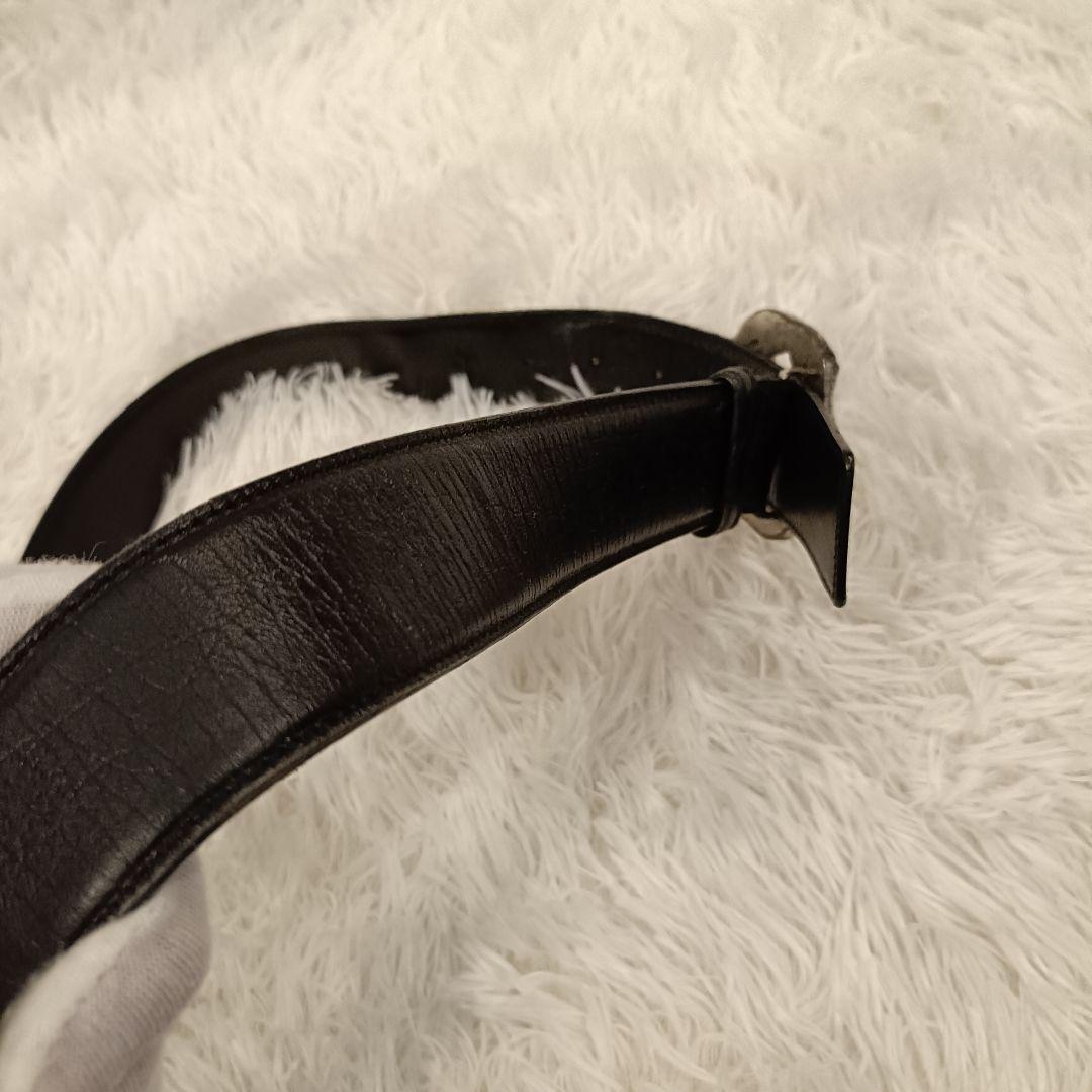 ₩*様 GUCCI✨ GG バンブー　バックル ブラック　ベルト　85cm