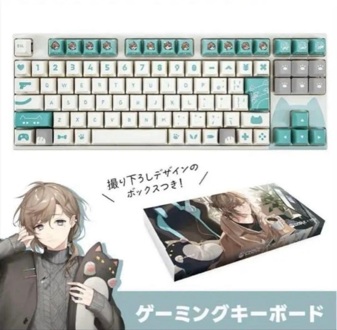 にじさんじ × ふもコレ叶 キーボード マウスパッド キーキャップ 3点セット