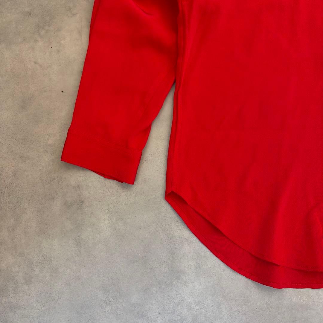 ★ シルク100% Y's ワイズ 日本製 長袖 ボタン シャツ オーバーシャツ