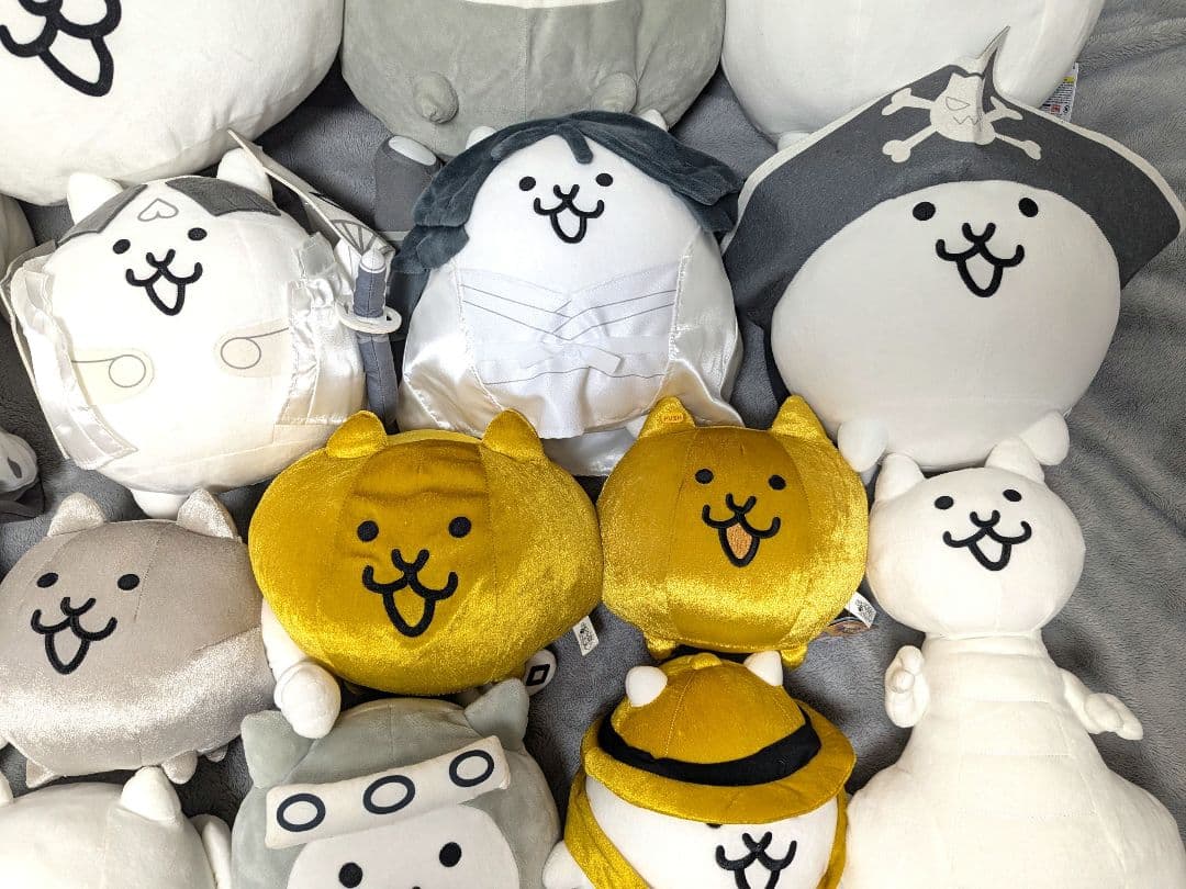 にゃんこ大戦争 ぬいぐるみ マスコット クッション まとめ スマホゲーム