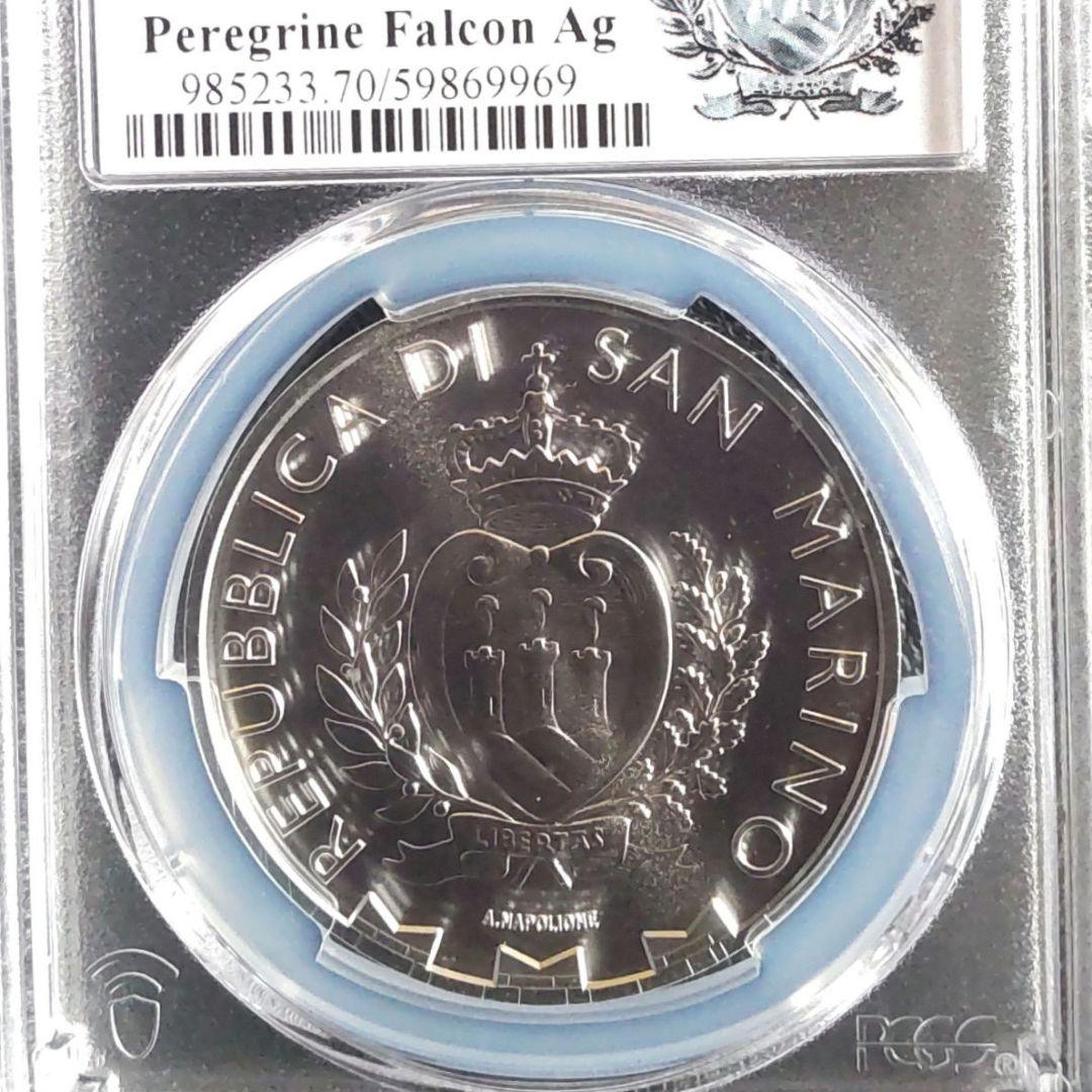【最高鑑定】2025年 サンマリノ ペレグリンファルコン 1オンス銀貨 純銀