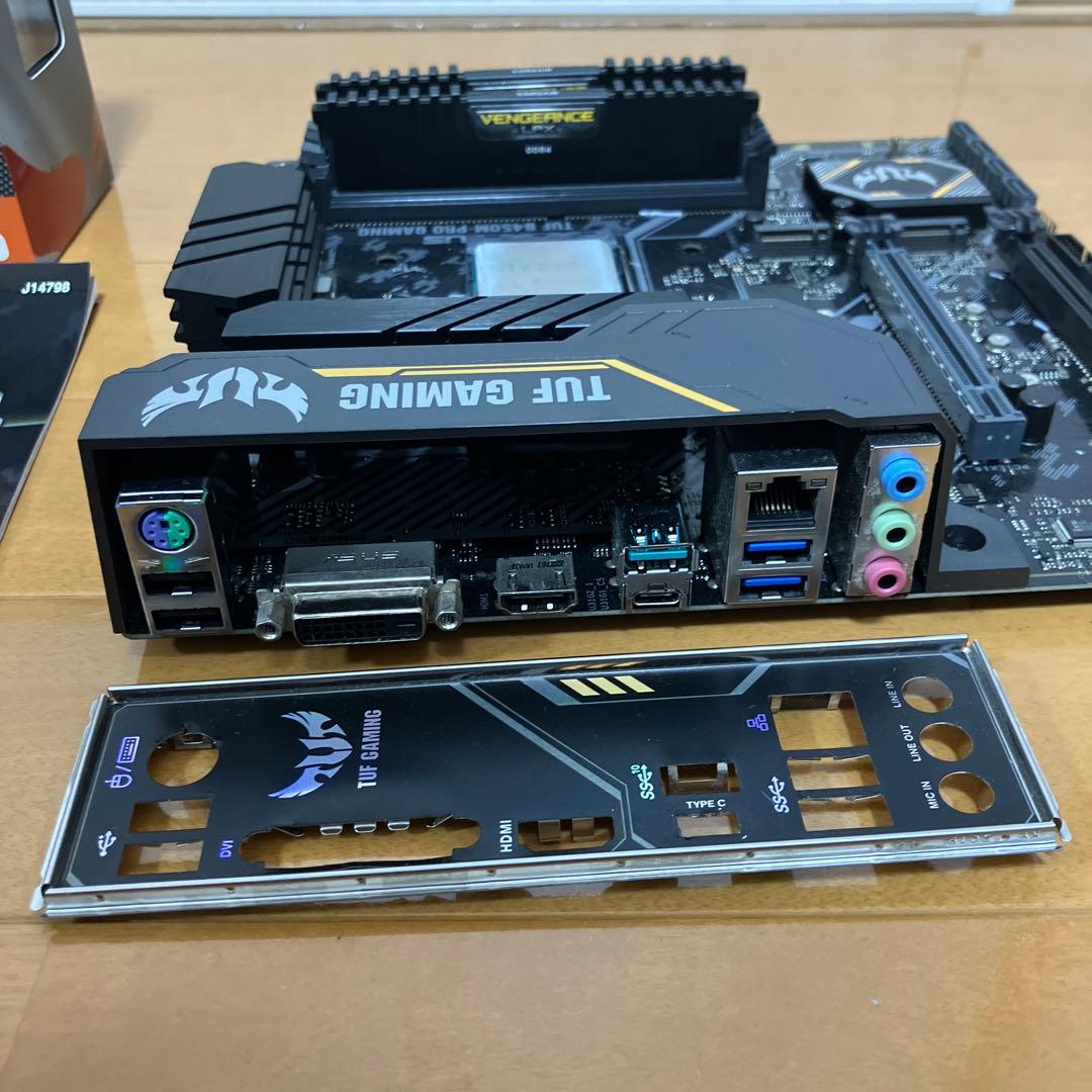 TUF B450M-PRO GAMING、Ryzen 5 3600、メモリ32G