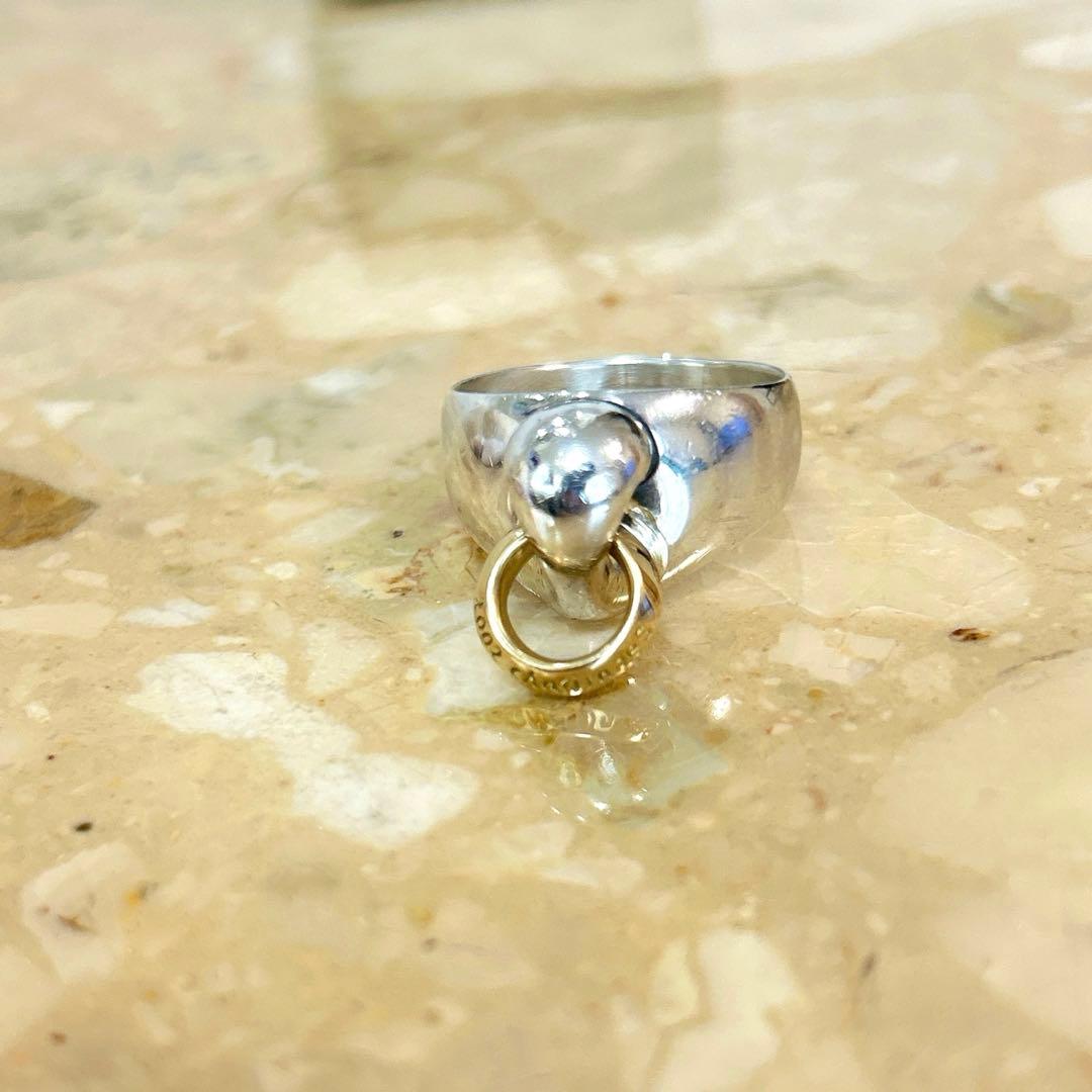 激レア K18 エムズコレクション ノック リング 24号