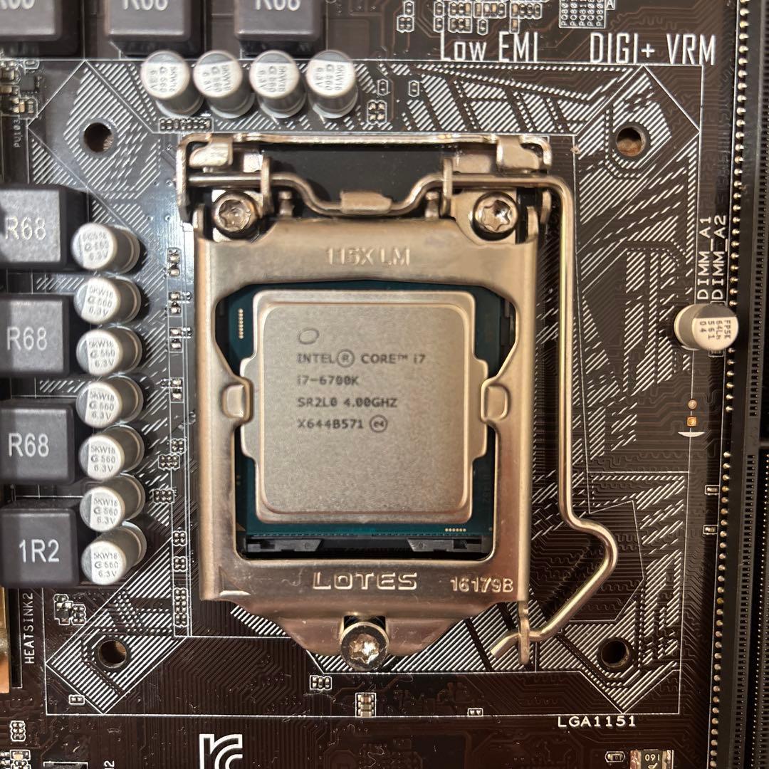 【BIOS済】Core i7-6700K + ASUS H170-PRO セット