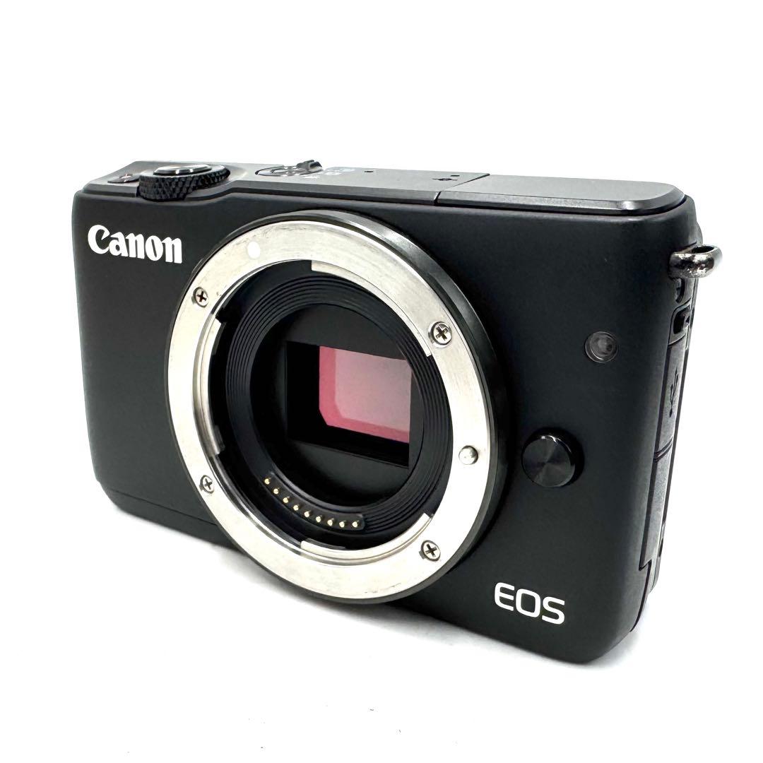 CANON キヤノンEOS M10 ブラック Wi-Fi機能搭載 レンズキット