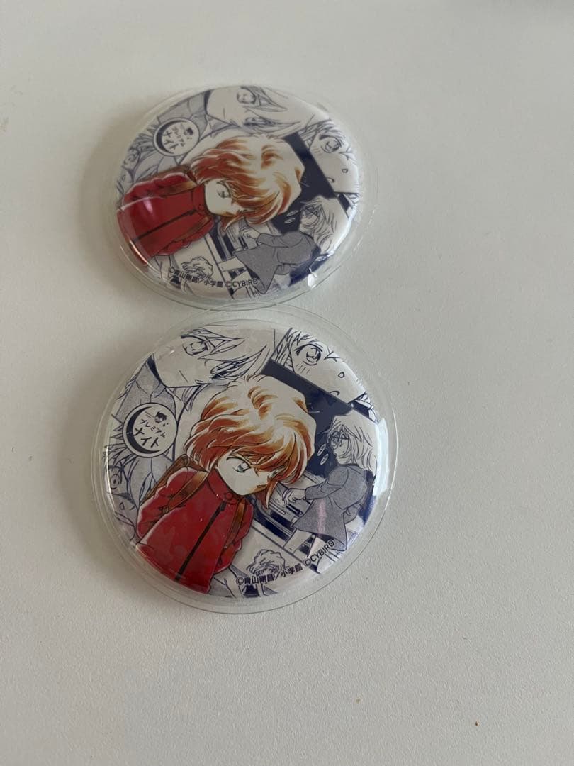 名探偵コナン 灰原哀 プレミアムナイト 缶バッジ 2個セット