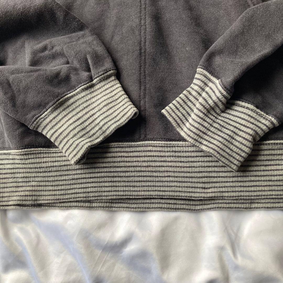 80s コムデギャルソンオム ハーフジップ パーカー ストライプ 田中オム