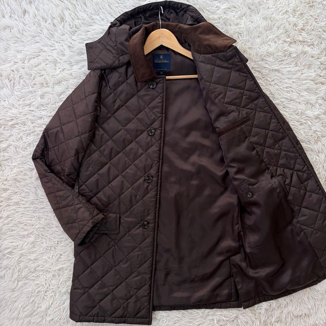 美品/Mサイズ✨ブルックスブラザーズ キルティングジャケット コート 2way