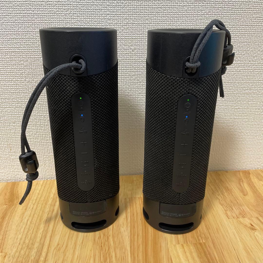 SONY ワイヤレススピーカー SRS-XB23（2本セット ステレオ出力可）
