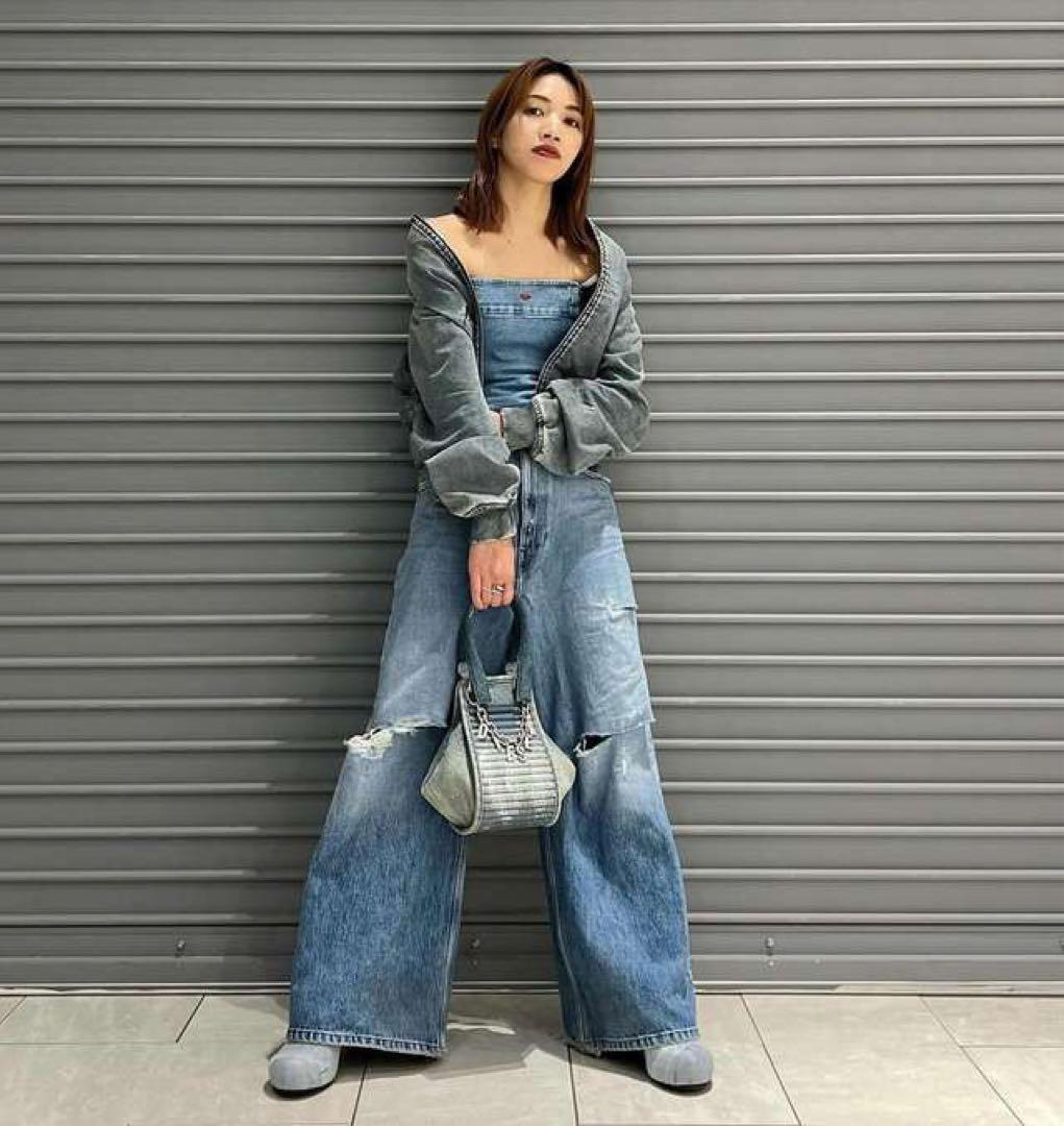 DIESEL ディーゼル　ベアトップ De-Ville デニムビスチェ