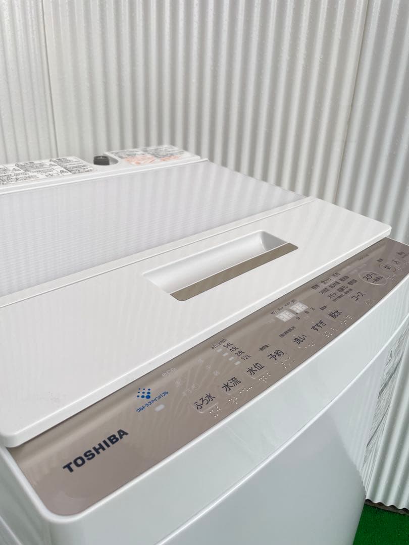 833 東芝 ザブーン 8kg洗濯機 ウルトラファインバブル洗浄 グランホワイト