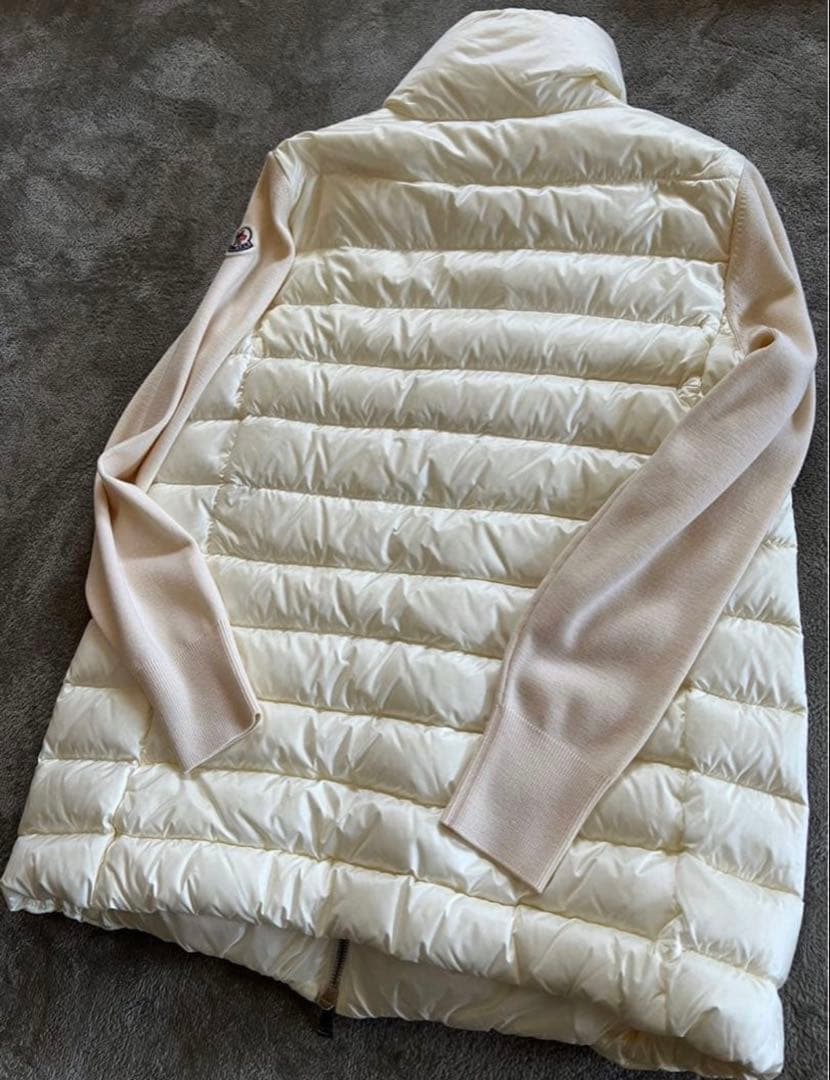 新品未使用 モンクレール　ニット　ミドル丈ダウンカーディガンXS ミドル丈