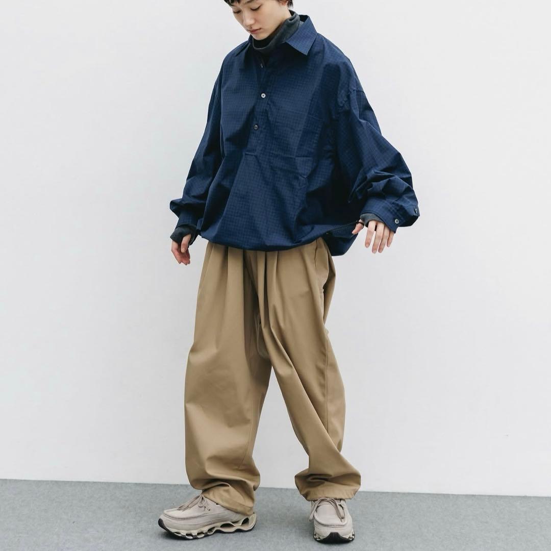 トップス CLESSTE MINI PLAID L/S PULLOVER SHIRT