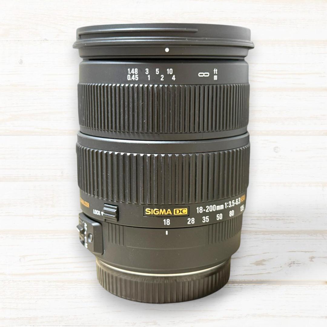 SIGMA レンズ 18-200mm DC OS HSM Canon用 #213
