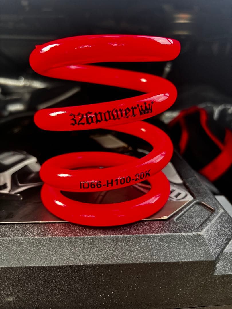 326power 赤ピンクスプリング ID66-H100-20K