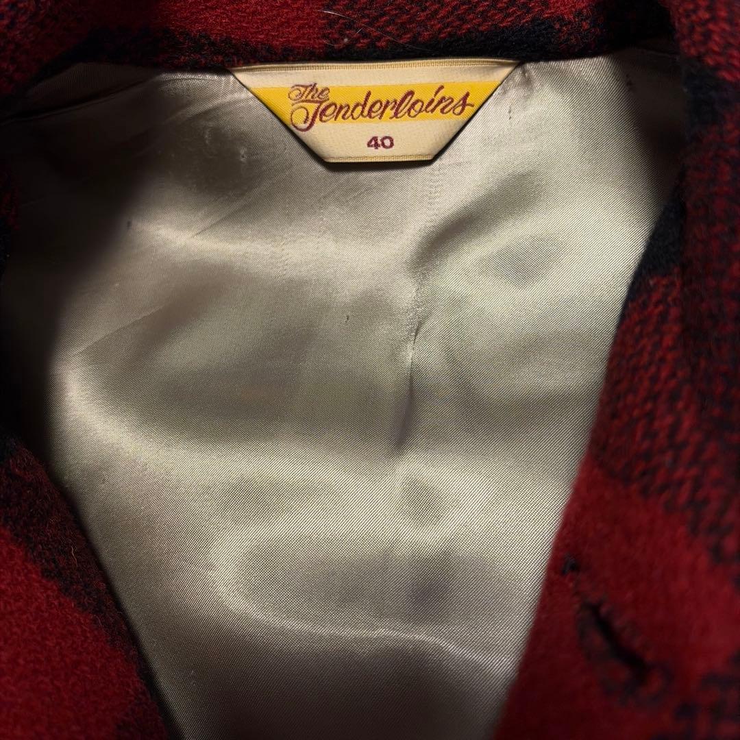 Tenderloin バッファロー　チェック　ジャケット　40 M