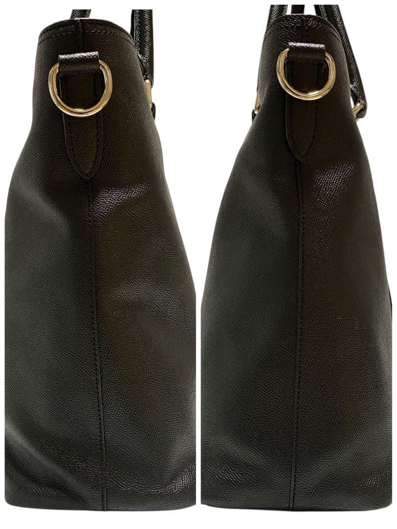 COACH コーチ メトロポリタン トートバッグ レザー ビジネス ブラック