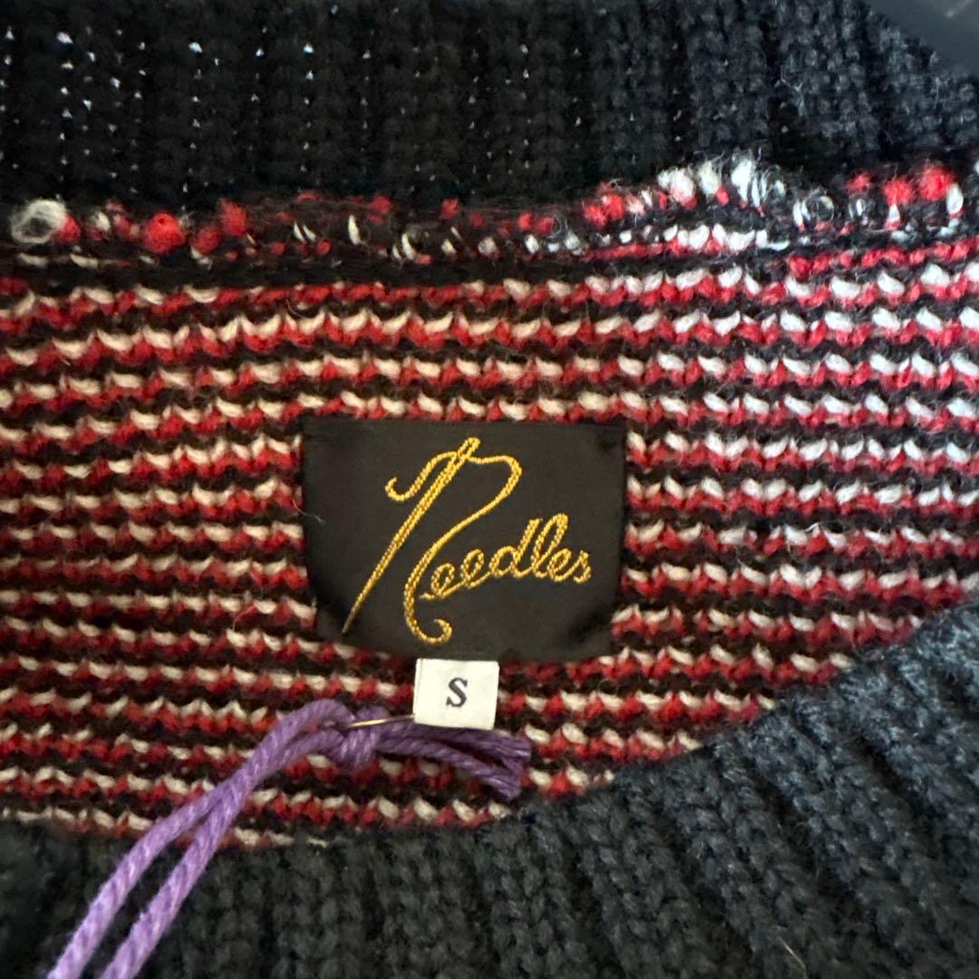 【新品未使用】Needles アーガイル柄ニットセーター S